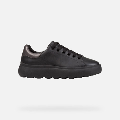 Low top sneakers SPHERICA EC4.1 WOMAN Black/Gun - image number 1 | GEOX