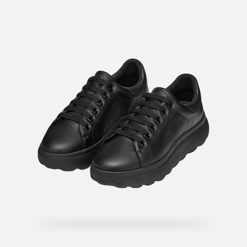 Low top sneakers SPHERICA EC4.1 WOMAN Black/Gun - image number 8 | GEOX