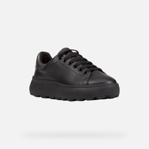 Low top sneakers SPHERICA EC4.1 WOMAN Black/Gun - image number 3 | GEOX
