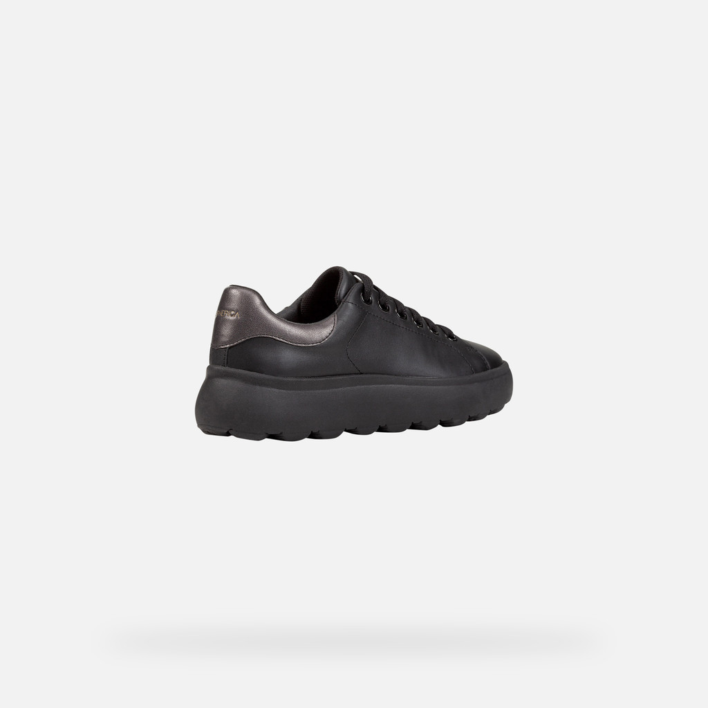 Low top sneakers SPHERICA EC4.1 WOMAN Black/Gun - image number 5 | GEOX