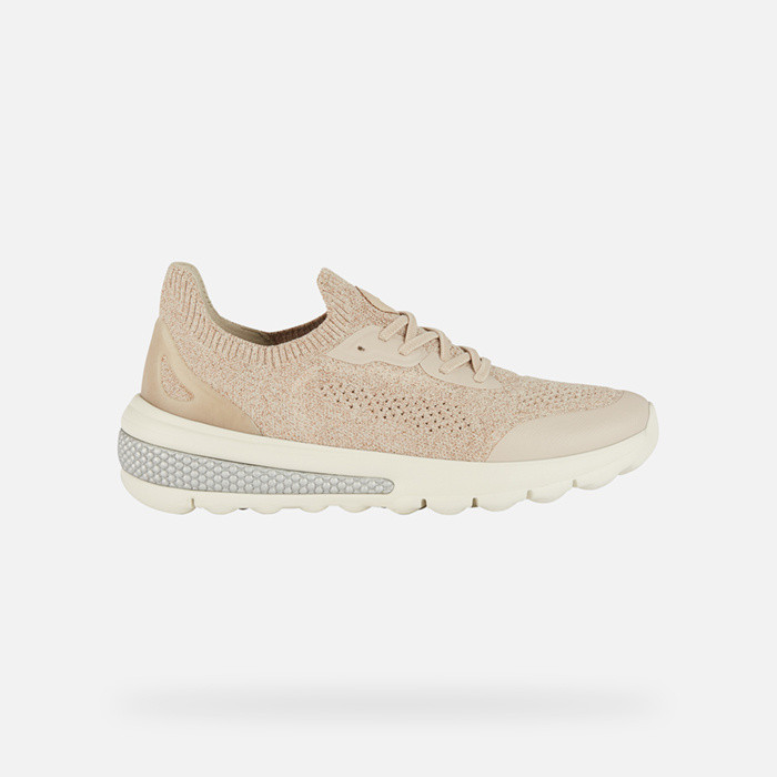 Cushioned sneakers SPHERICA ACTIF WOMAN Light Sand | GEOX