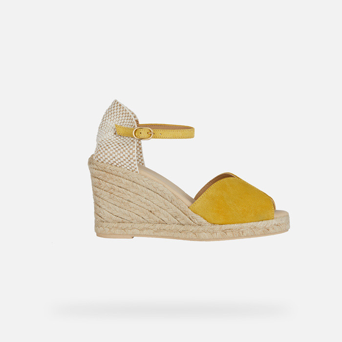 Wedge sandals GELSA WOMAN Yellow | GEOX