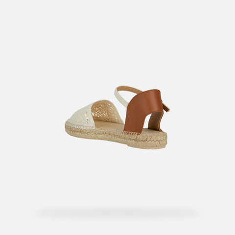 Geox® LAMPEDUSA: Women's sand Flat Sandals | Geox®