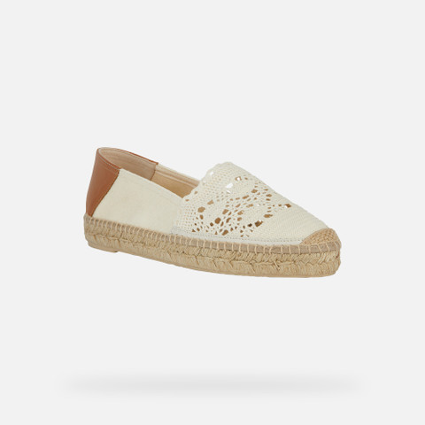 Espadrilles LAMPEDUSA WOMAN Light Taupe - image number 2 | GEOX