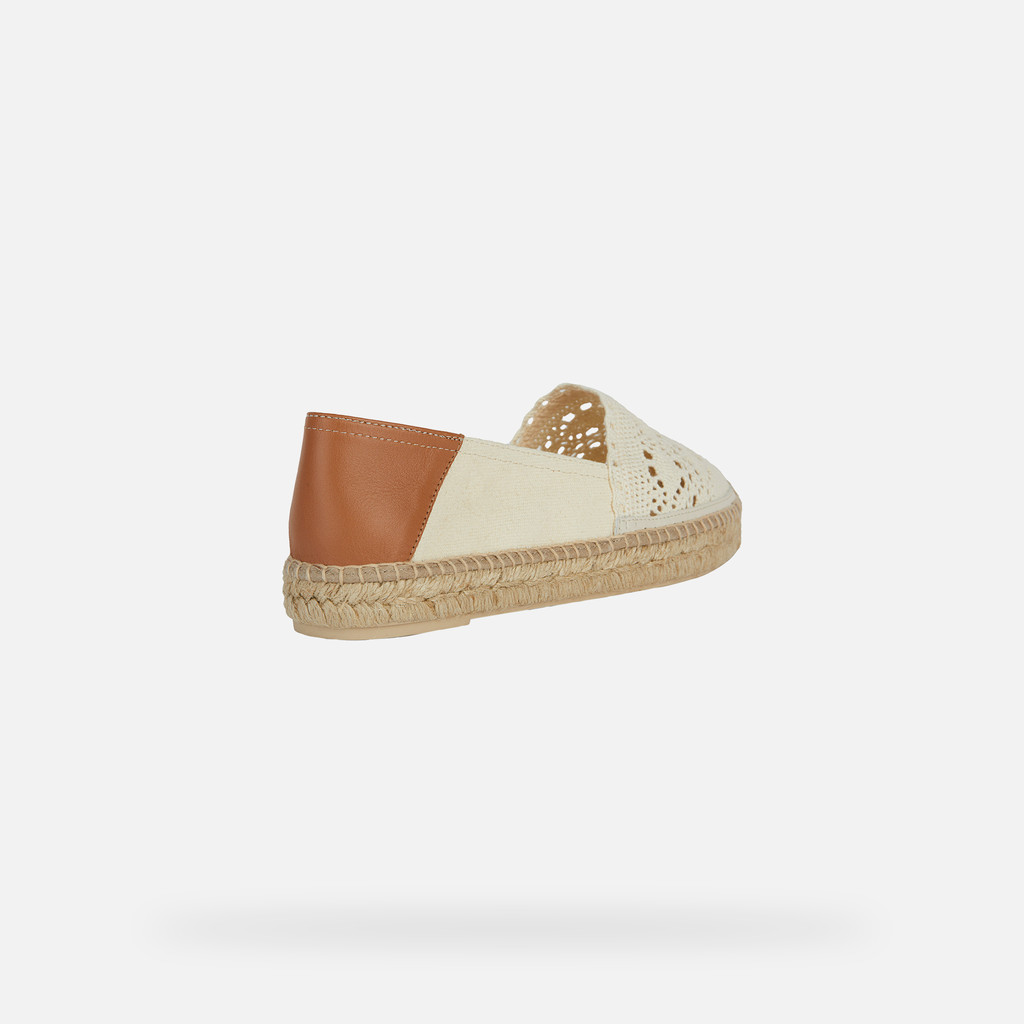 Espadrilles LAMPEDUSA WOMAN Light Taupe - image number 4 | GEOX