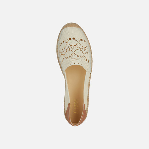 Espadrilles LAMPEDUSA WOMAN Light Taupe - image number 5 | GEOX