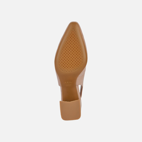 slingbacks with medium-high heels GISELDA WOMAN Beige - image number 6 | GEOX