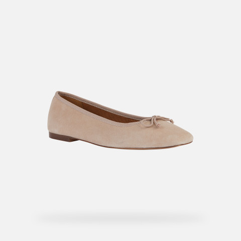 Suede ballerina pumps MARSILEA WOMAN Rose - image number 2 | GEOX