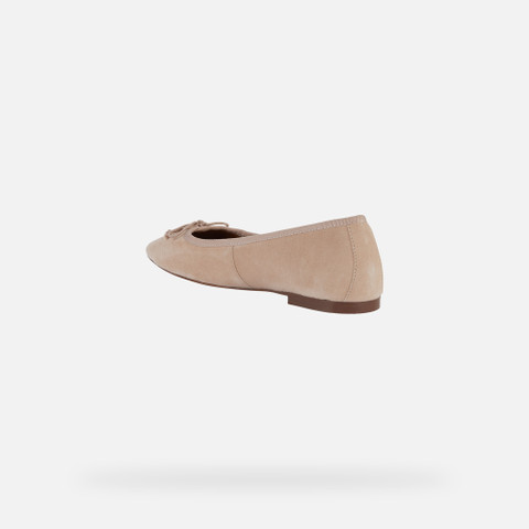 Suede ballerina pumps MARSILEA WOMAN Rose - image number 3 | GEOX
