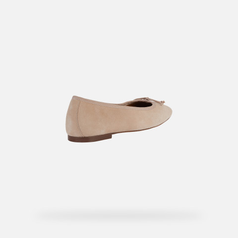 Suede ballerina pumps MARSILEA WOMAN Rose - image number 4 | GEOX