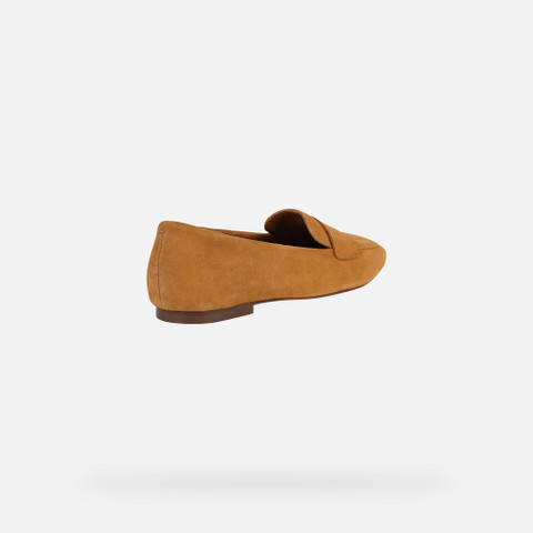 Suede loafers MARSILEA WOMAN Cognac - image number 4 | GEOX