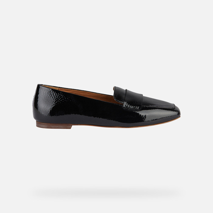 Leather loafers MARSILEA WOMAN Black | GEOX