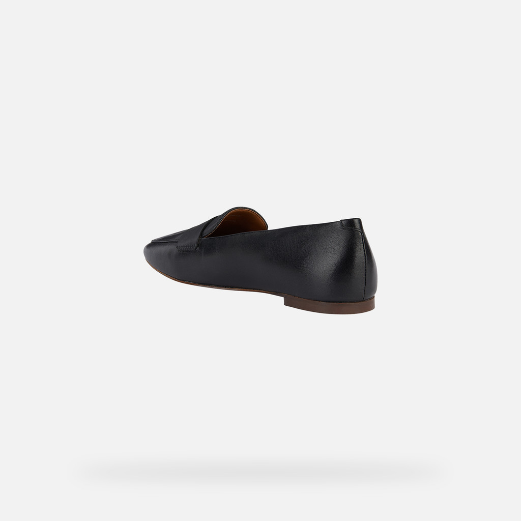leather loafers MARSILEA WOMAN Black - image number 3 | GEOX