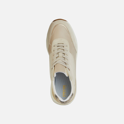 Wedge Sneakers SPHERICA EC13 WOMAN Light Sand - image number 5 | GEOX