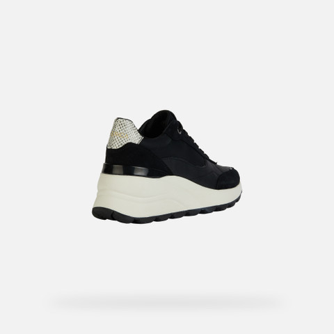 Wedge sneakers SPHERICA EC13 WOMAN Black - image number 4 | GEOX