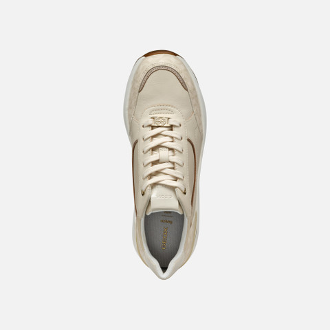 Wedge sneakers SPHERICA EC13 WOMAN Papyrus - image number 5 | GEOX