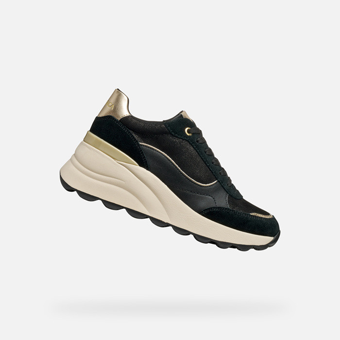 Wedge sneakers SPHERICA EC13 WOMAN Black | GEOX