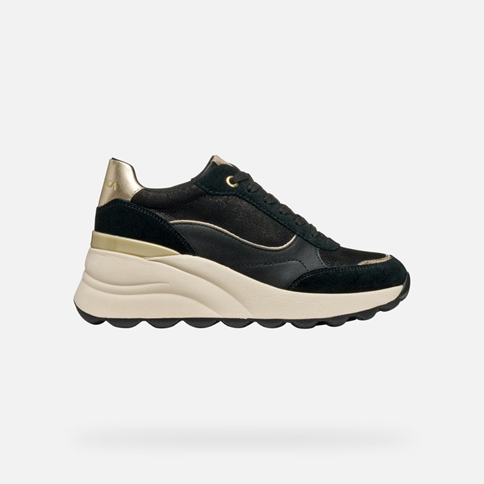 Wedge sneakers SPHERICA EC13 WOMAN Black | GEOX