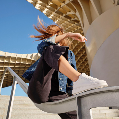 Low Top Sneakers SPHERICA ECUB-1 WOMAN White - image number 9 | GEOX