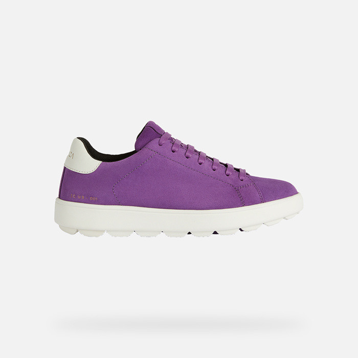 Niedrige sneakers SPHERICA ECUB-1 DAME Violett/Weiß | GEOX