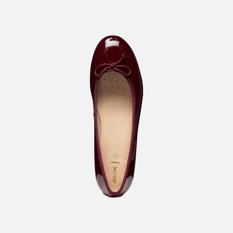 Low heel pumps FLORETIA WOMAN Bordeaux/Dark Burgundy - image number 5 | GEOX