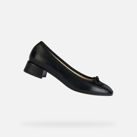 Geox black flats hotsell