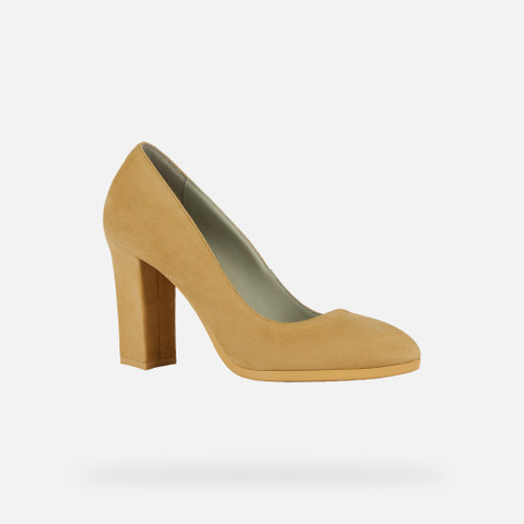 high-heel court shoes WALK PLEASURE 90.1 WOMAN Sand - image number 2 | GEOX