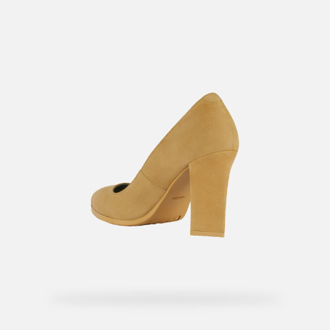 high-heel court shoes WALK PLEASURE 90.1 WOMAN Sand - image number 3 | GEOX