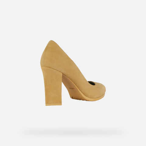 high-heel court shoes WALK PLEASURE 90.1 WOMAN Sand - image number 4 | GEOX