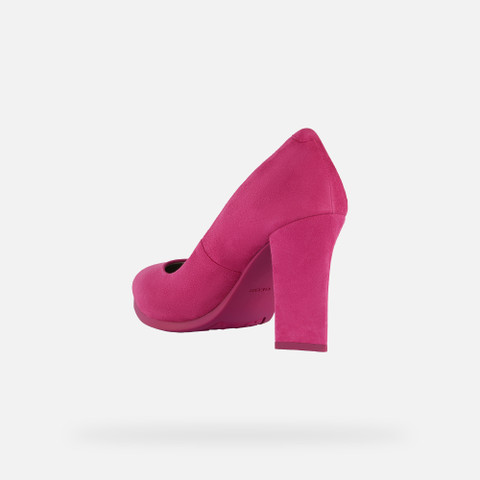 high-heel court shoes WALK PLEASURE 90.1 WOMAN Fuchsia - image number 3 | GEOX