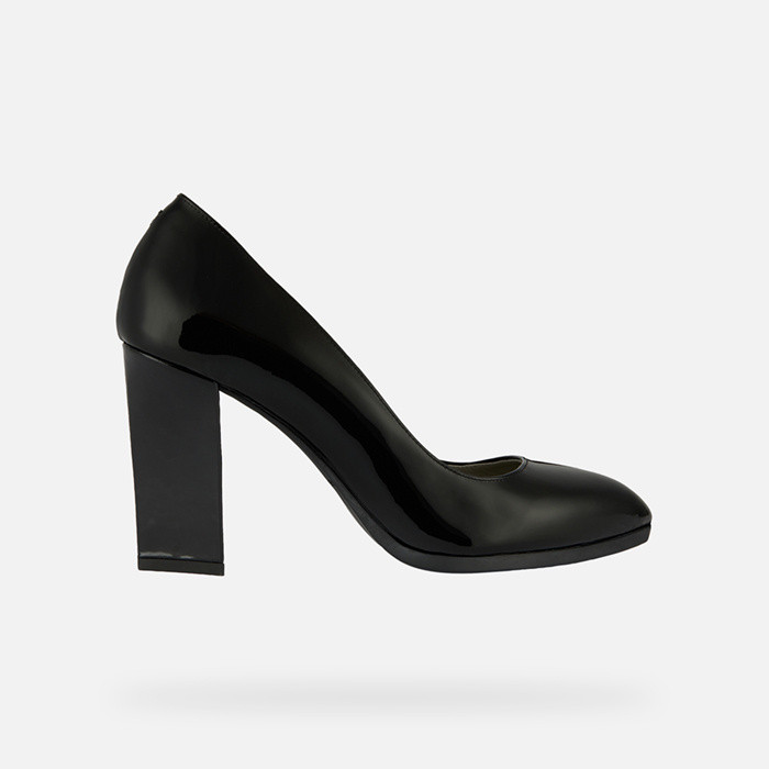 High-heel court shoes WALK PLEASURE 90.1 WOMAN Black | GEOX