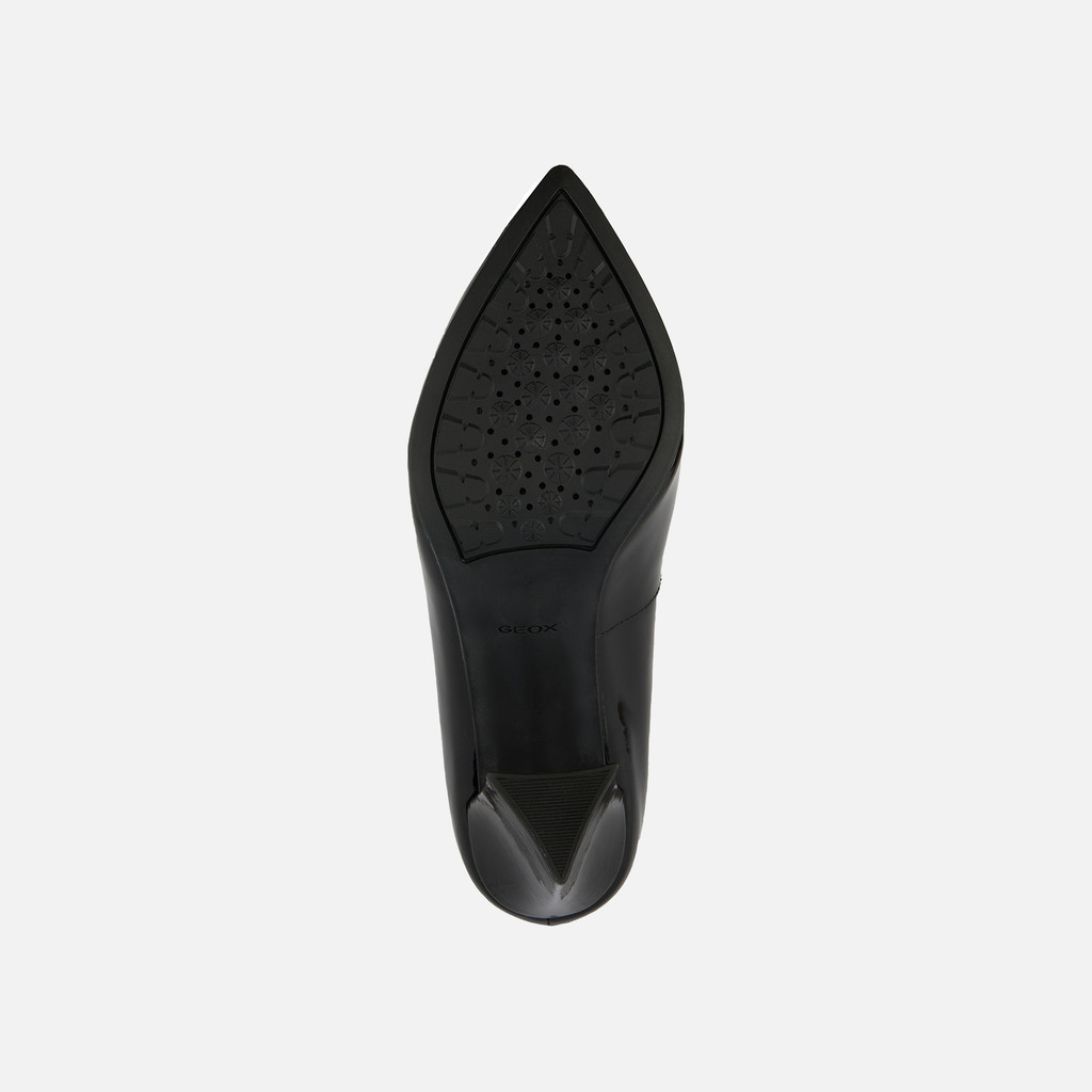 high-heel court shoes WALK PLEASURE 90.1 WOMAN Black - image number 6 | GEOX