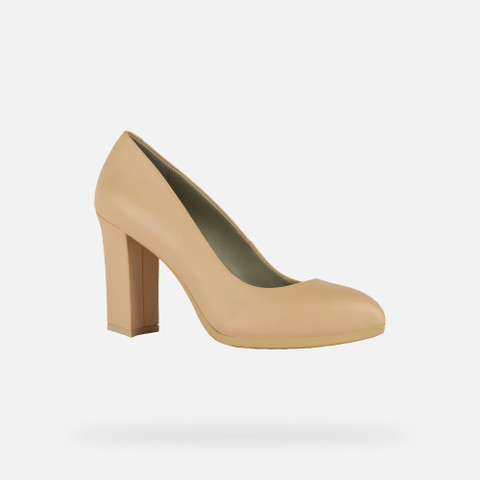 high-heel court shoes WALK PLEASURE 90.1 WOMAN Rose - image number 2 | GEOX