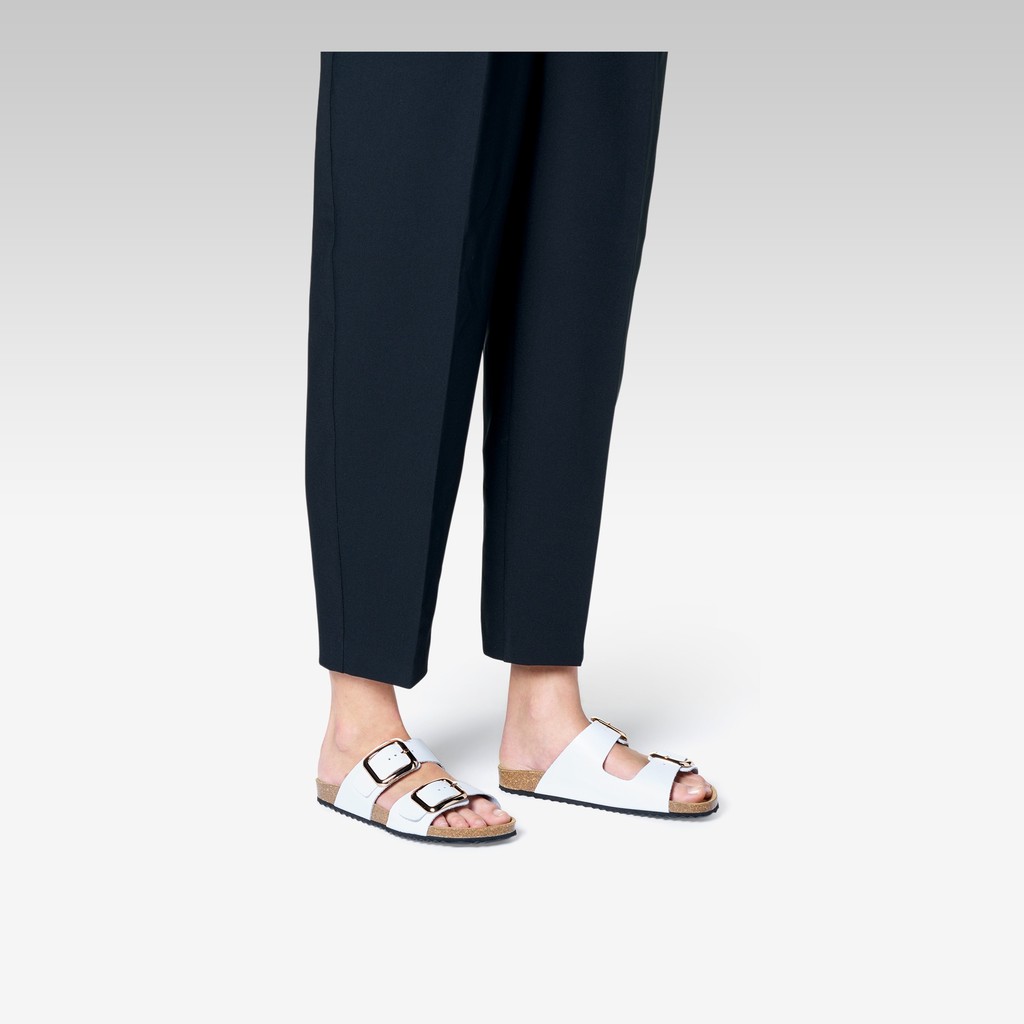 Slides shoes BRIONIA R WOMAN White - image number 1 | GEOX