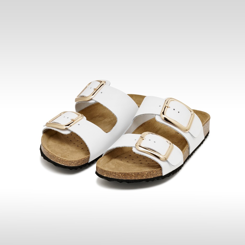 Slides shoes BRIONIA R WOMAN White - image number 2 | GEOX