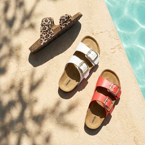 Ciabatte BRIONIA R DONNA Bianco - image number 4 | GEOX