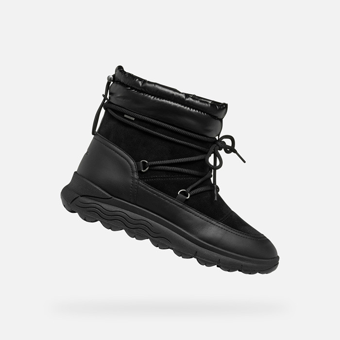 Waterproof ankle boots SPHERICA 4X4 ABX WOMAN Black | GEOX