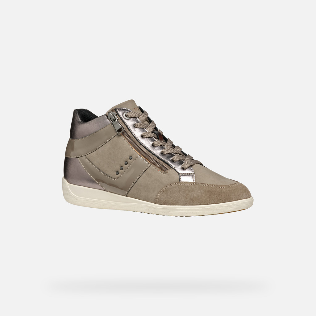 Geox® MYRIA DAME: Hohe Sneakers In Taube | Geox