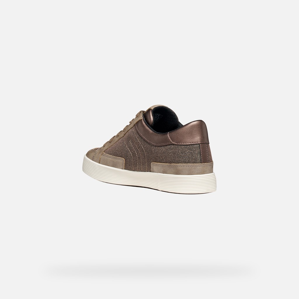 Low top sneakers BLOMIEE WOMAN Taupe - image number 3 | GEOX