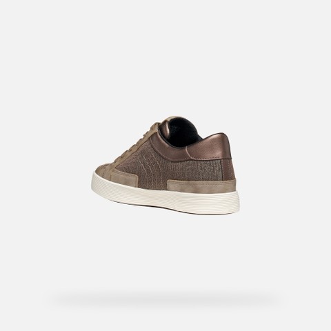 Low top sneakers BLOMIEE WOMAN Taupe - image number 3 | GEOX