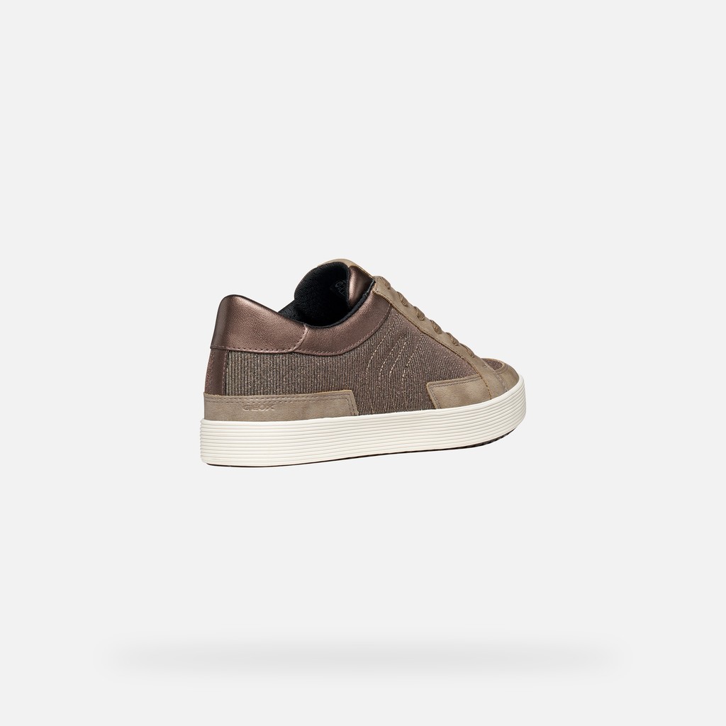 Low top sneakers BLOMIEE WOMAN Taupe - image number 4 | GEOX