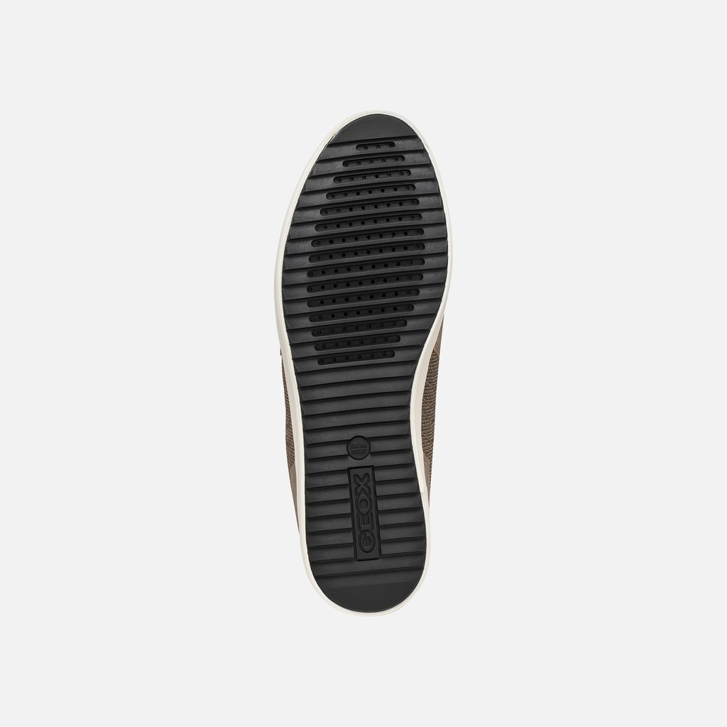 Low top sneakers BLOMIEE WOMAN Taupe - image number 6 | GEOX
