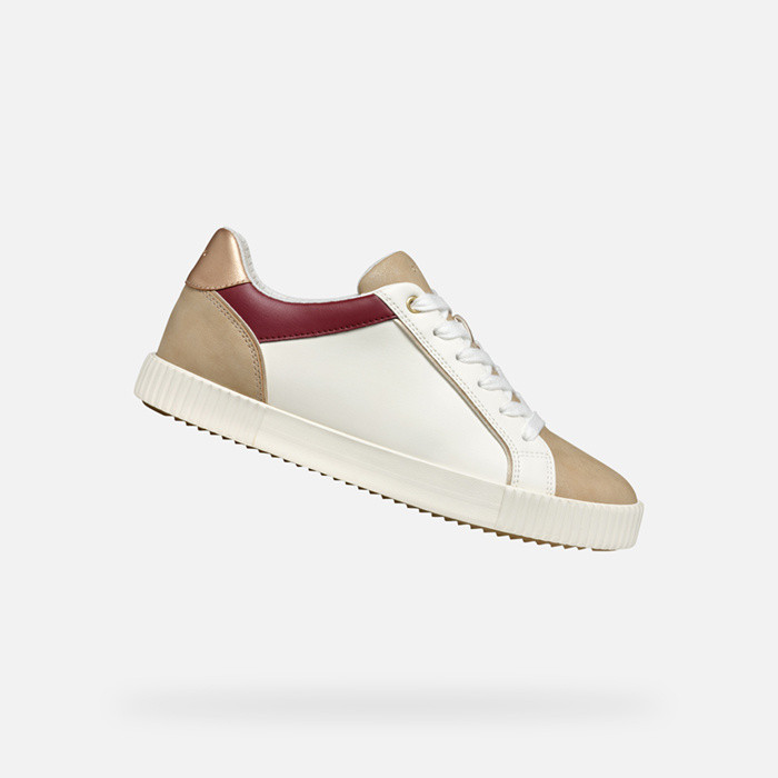 Sneakers basse BLOMIEE DONNA Bianco/Beige chiaro | GEOX