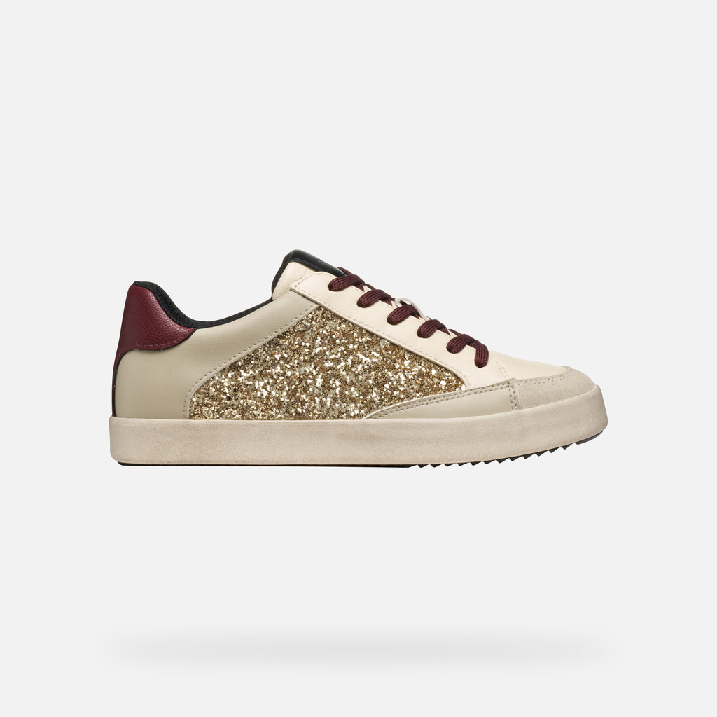 Low top sneakers BLOMIEE WOMAN Papyrus - image number 1 | GEOX