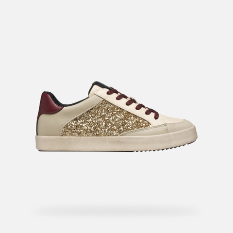 Low top sneakers BLOMIEE WOMAN Papyrus - image number 1 | GEOX