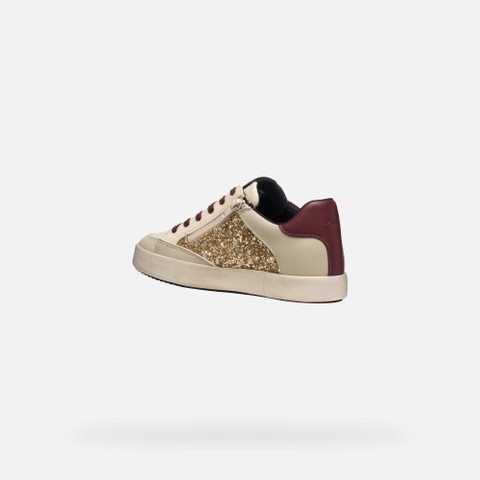 Low top sneakers BLOMIEE WOMAN Papyrus - image number 3 | GEOX