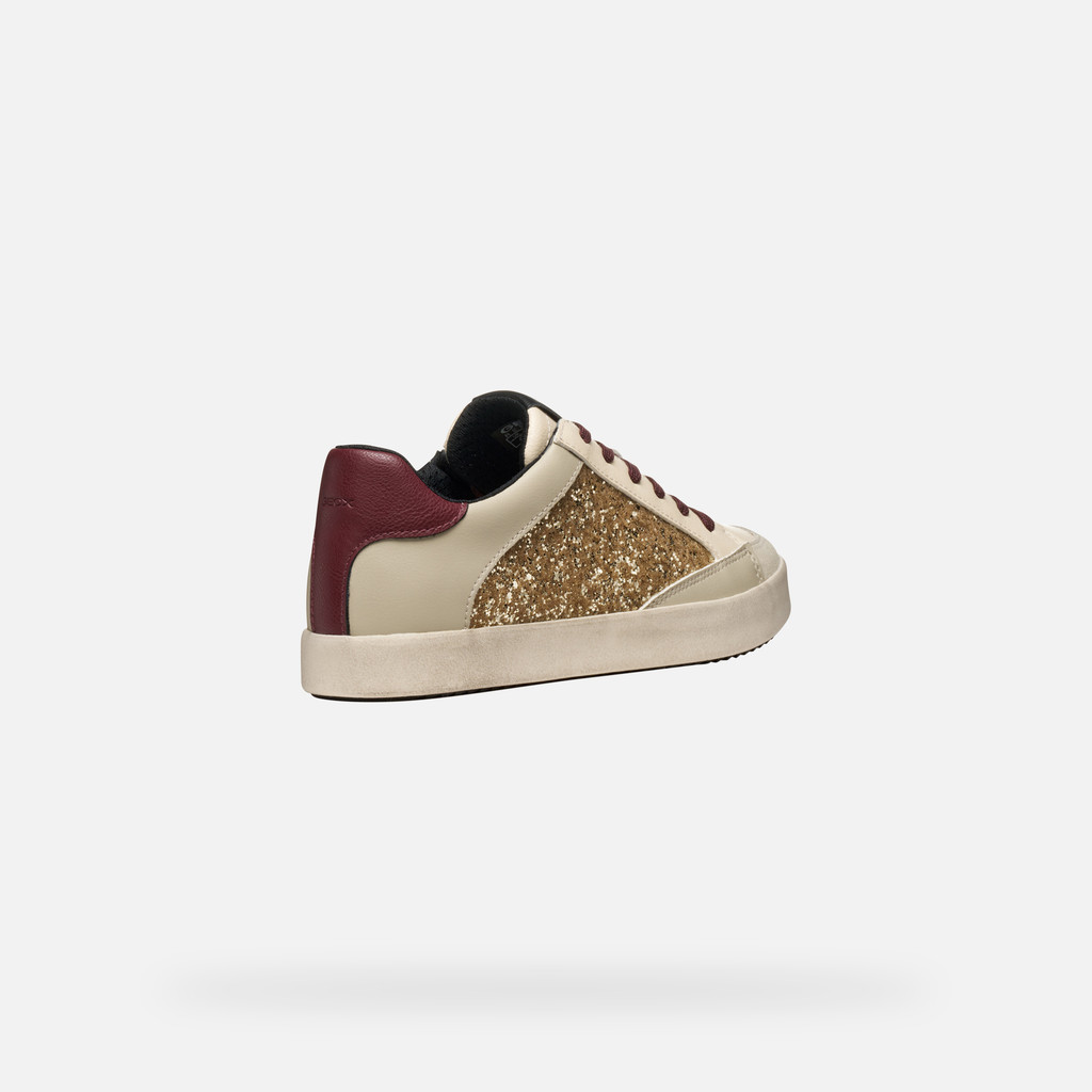 Low top sneakers BLOMIEE WOMAN Papyrus - image number 4 | GEOX