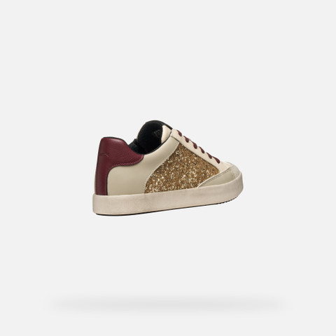 Low top sneakers BLOMIEE WOMAN Papyrus - image number 4 | GEOX