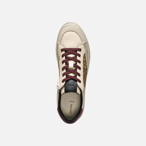 Low top sneakers BLOMIEE WOMAN Papyrus - image number 5 | GEOX