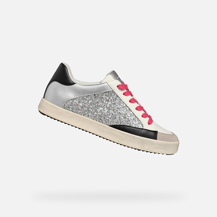 Niedrige sneakers BLOMIEE DAME Silber/Grau | GEOX